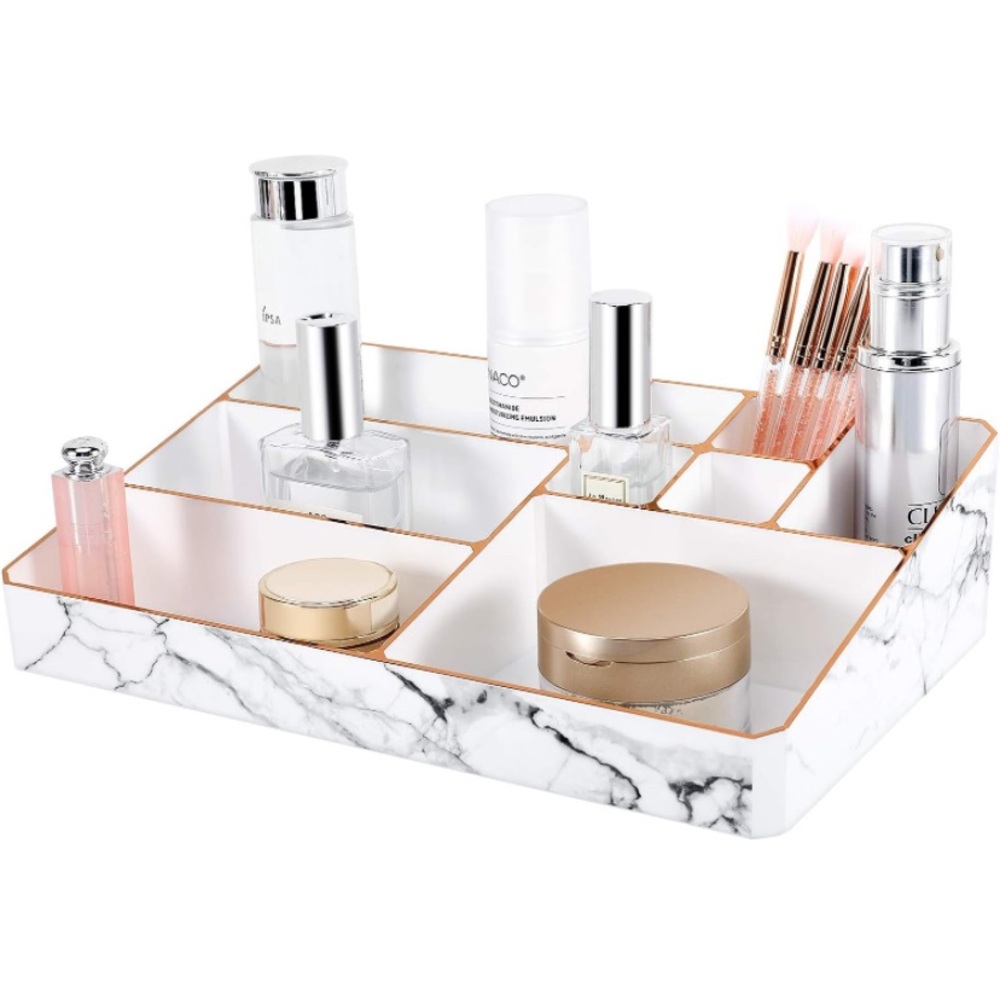 Marble Makeup Organizer